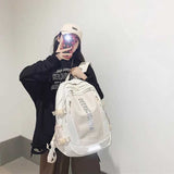 フロントメッシュサイドバックルリュック