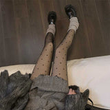 ブラックハートストッキング