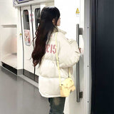 ピンクバックロゴダウンジャケット