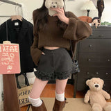 ダブルフリルショートパンツ