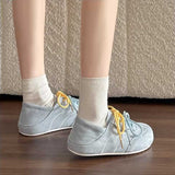 スウェードステッチスニーカー