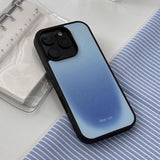 ぼかしブルーiPhoneケース