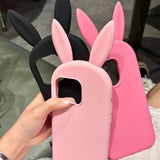 うさ耳シリコンiPhoneケース