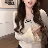 エンドレースミニリボンニット