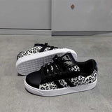 モノトーンレオパードスニーカー