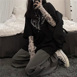 グラフィックシースルートップス