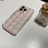 クリアポップキルティングiPhoneケース