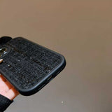 【iPhone17対応】トップリボンツイードiPhoneケース