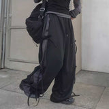 サイドリボンドットスウェットパンツ