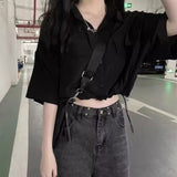 ドロストルーズブラックシャツ