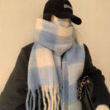 ギンガムキャンディーボリュームマフラー