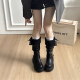 2wayボタンベルトロングブーツ