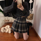 ウィンターチェックプリーツスカート