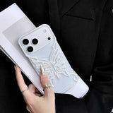 【iPhone17対応】バタフライフレームiPhoneケース