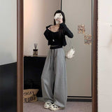 ウエストカラードロストスウェットパンツ