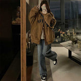 リバーシブルボアジャケットパーカー