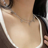 シルバースターチェーンネックレス