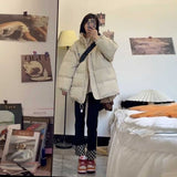 チェックアクセントオーバーダウンジャケット