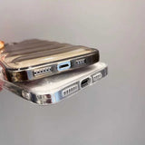 クリアダウンジャケットiPhoneケース