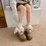 2wayレースアップファームートンブーツ