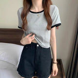スタンダードカラーリンガーTシャツ