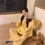 フラワーフリルギンガムルームウェア