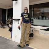 スリムフィットフレアカーゴパンツ