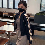 リボン刺繍トラックブルゾン