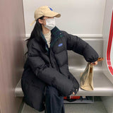 チェックアクセントオーバーダウンジャケット