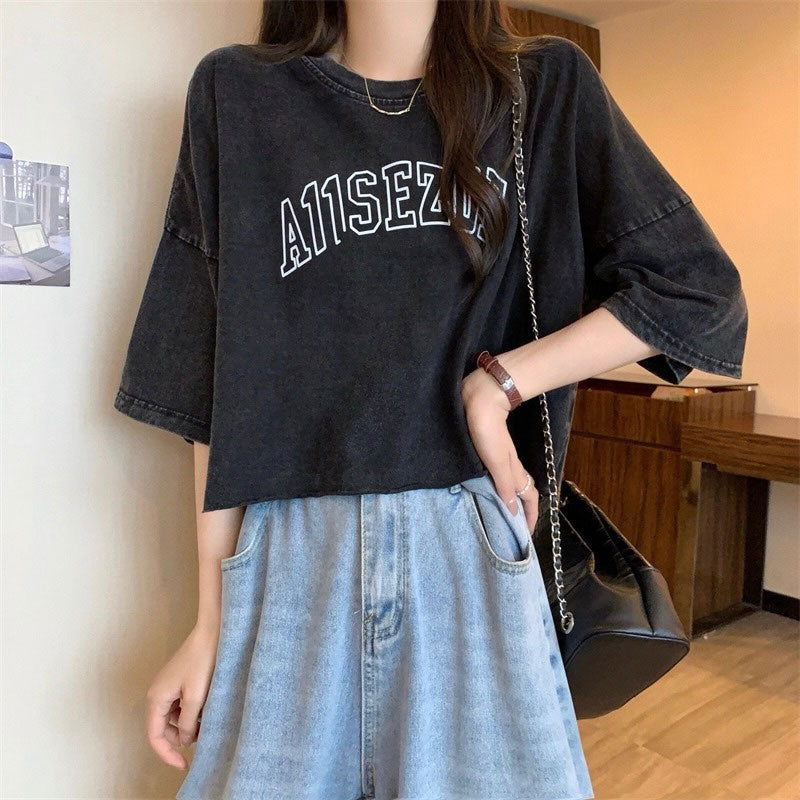ルーズウォッシュTシャツ