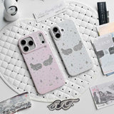 ラメスパークリングエンジェルiPhoneケース