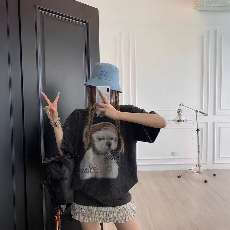 HIPHOPドッグTシャツ