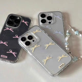 ミニリボンクリアiPhoneケース
