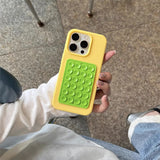 【iPhone17対応】ハートコントラスト吸盤iPhoneケース