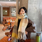 パステルマカロンボリュームマフラー