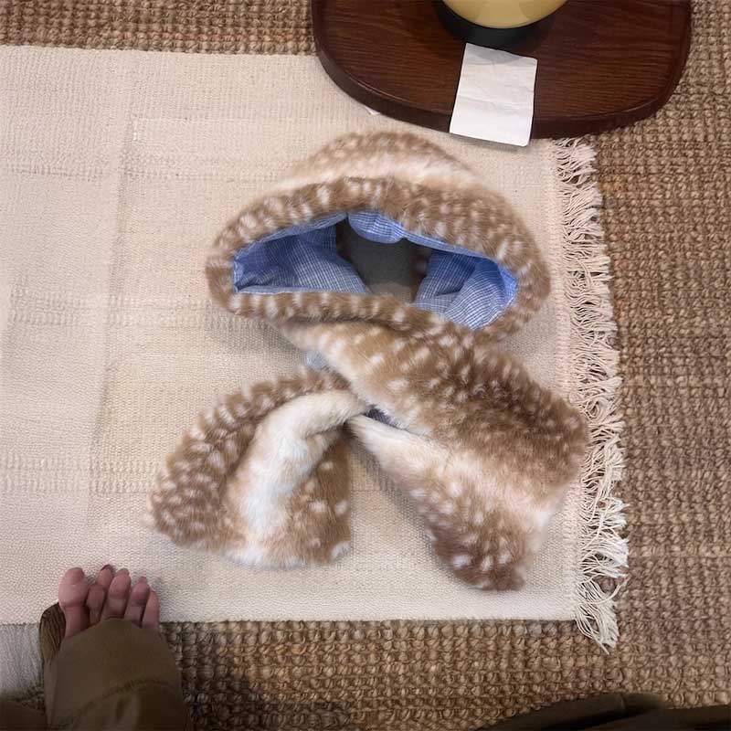 バンビファーバケットハット＆マフラー