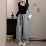 ウエストカラードロストスウェットパンツ