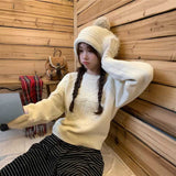 リボンケーブルデザインニット