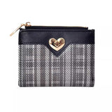 ハートチェックミニ財布