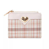 ハートチェックミニ財布