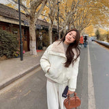 ボアビッグカラーレザージャケット