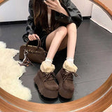 アンクルファーハイカットムートンブーツ