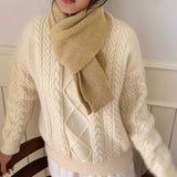 ソフトカラーリブマフラー