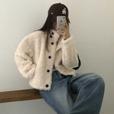 ハイネックボタンボアコート