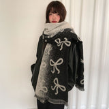 シックリボンパターンマフラー