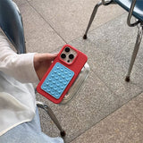 【iPhone17対応】ハートコントラスト吸盤iPhoneケース