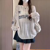 ケーブルメッシュユニトップス