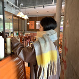 パステルマカロンボリュームマフラー