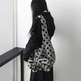 ビッグリボンボアトートバッグ