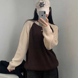 ラグランハイゲージニット